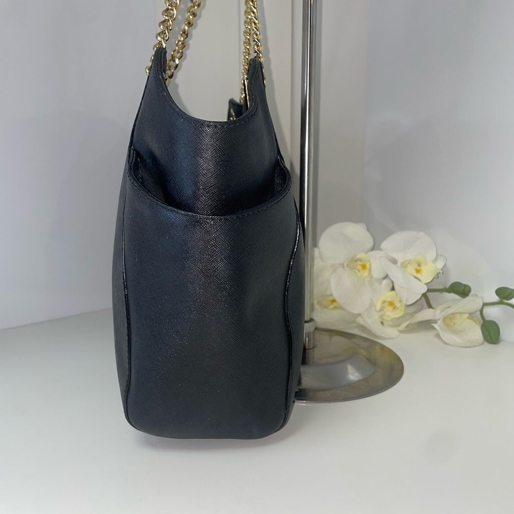 Michael Kors Black Jet Set Shoulder Bag - Picture 3 of 12